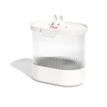 Rice Bucket Damp Proof Sealing Thickened PP PET Grain Storage Tank for Home Flour Dog Food L White Rabbit
