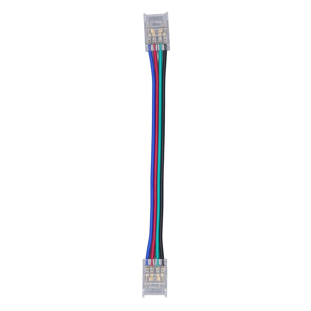 10pcs LED Strip Light Connector Kit 4Pin 10mm Quick Connection Strong Compatibility LED Strip Accessories