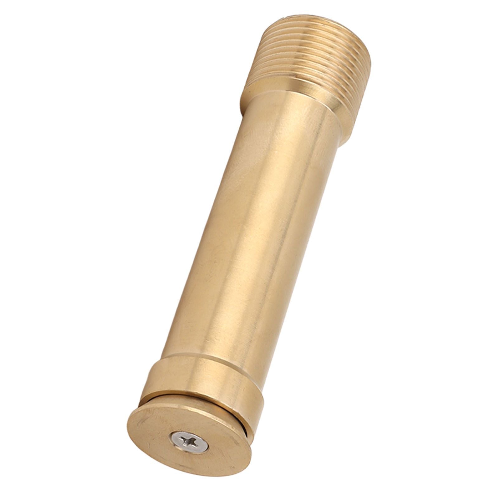 Brass Fountain Nozzle Morning Glory Trumpet Flower Fountain Nozzle for Garden Pond Amusement Park Museum Library G3/4 Inch Working Pressure 5‑8kpa