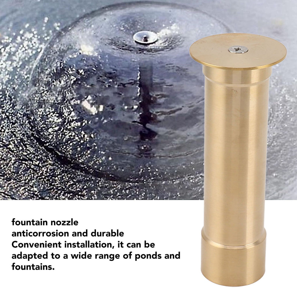 Adjustable Mushroom Fountain Nozzle with Dynamic Landscape Effects Fountain Sprinkler Nozzle Water Spray for Garden Pond Amusement Park G1in 13.4CM