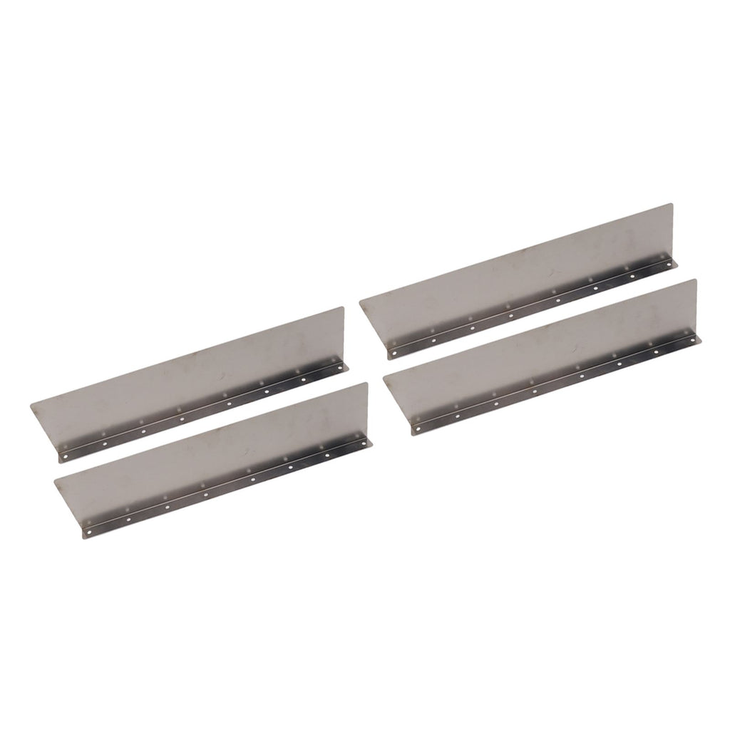 4 Pack Rainwater Valley Gutter Aluminium Rainwater Diverter Splashing Guard with 32 Screws for Roof