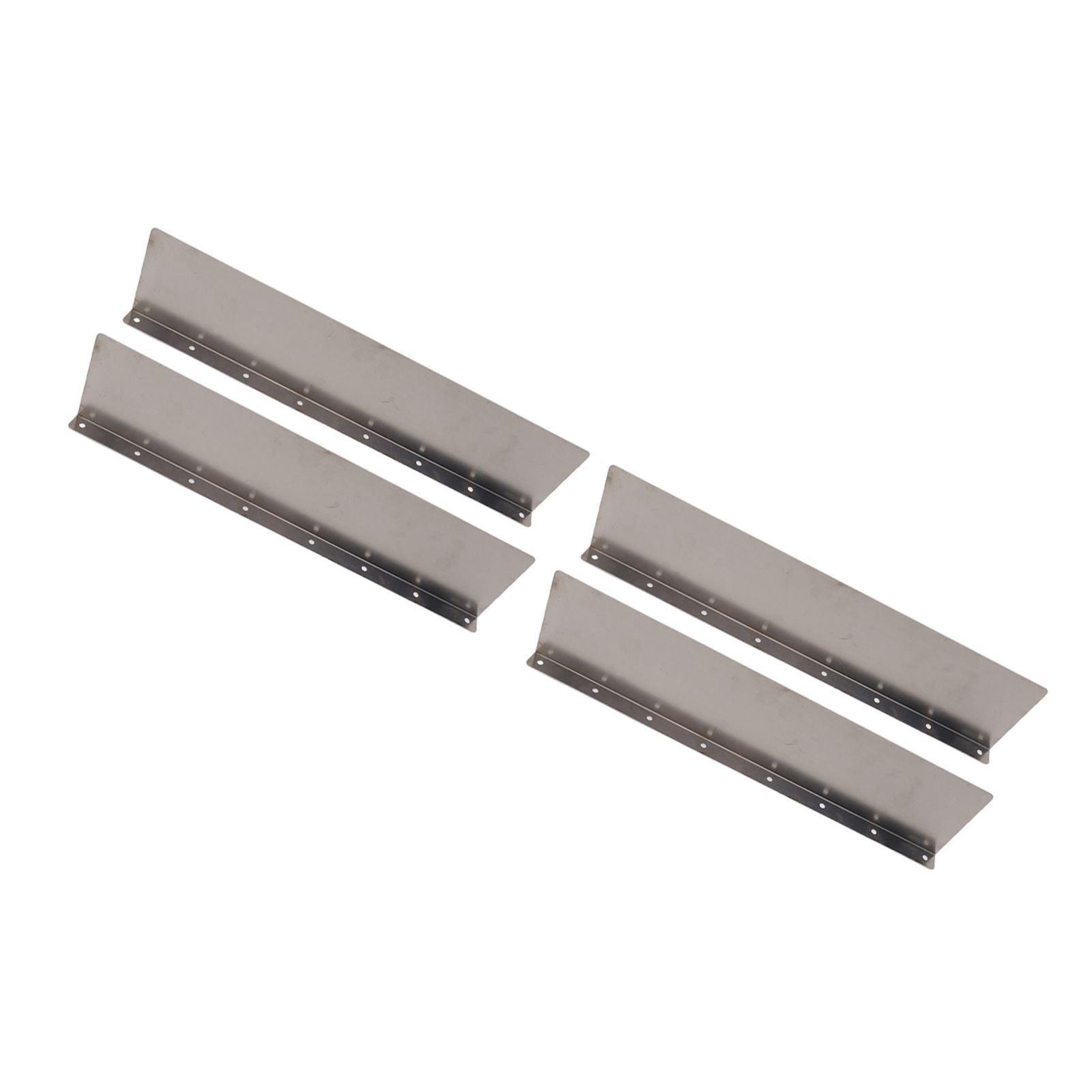 4 Pack Rainwater Valley Gutter Aluminium Rainwater Diverter Splashing Guard with 32 Screws for Roof