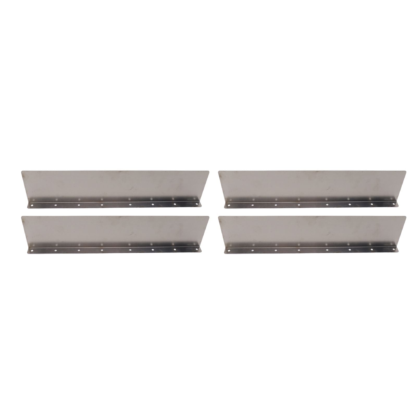 4 Pack Rainwater Valley Gutter Aluminium Rainwater Diverter Splashing Guard with 32 Screws for Roof