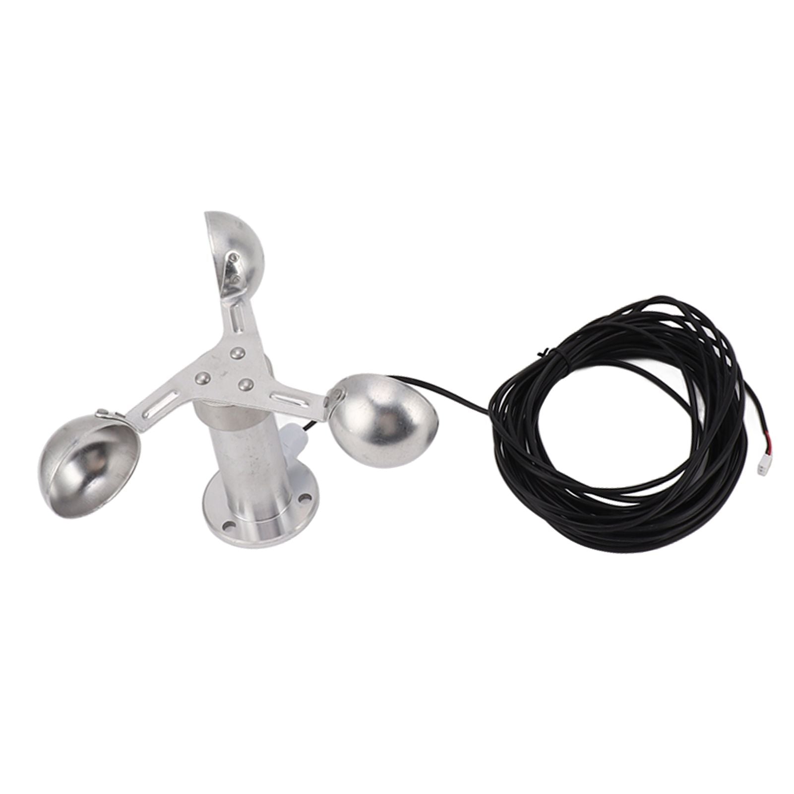 Aluminium Alloy Anemometers Wind Speed Monitoring Sensor 3 Cups Wind Speed Sensor Anemometer 0‑3.8V