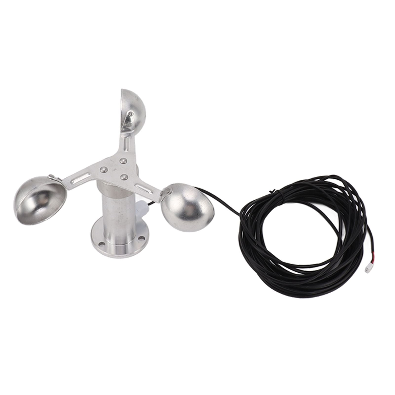 Aluminium Alloy Anemometers Wind Speed Monitoring Sensor 3 Cups Wind Speed Sensor Anemometer 0‑3.8V