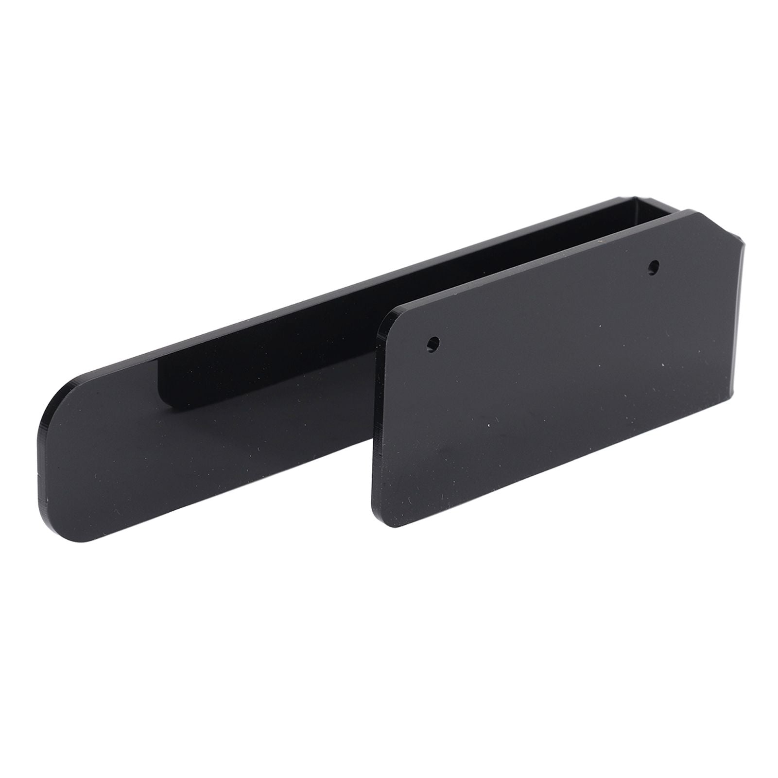 Hand Towel Holder Acrylic Modern Self Adhesive Wall Mounted Towel Bar Hanger for Bathroom Kitchen Lavatory Black
