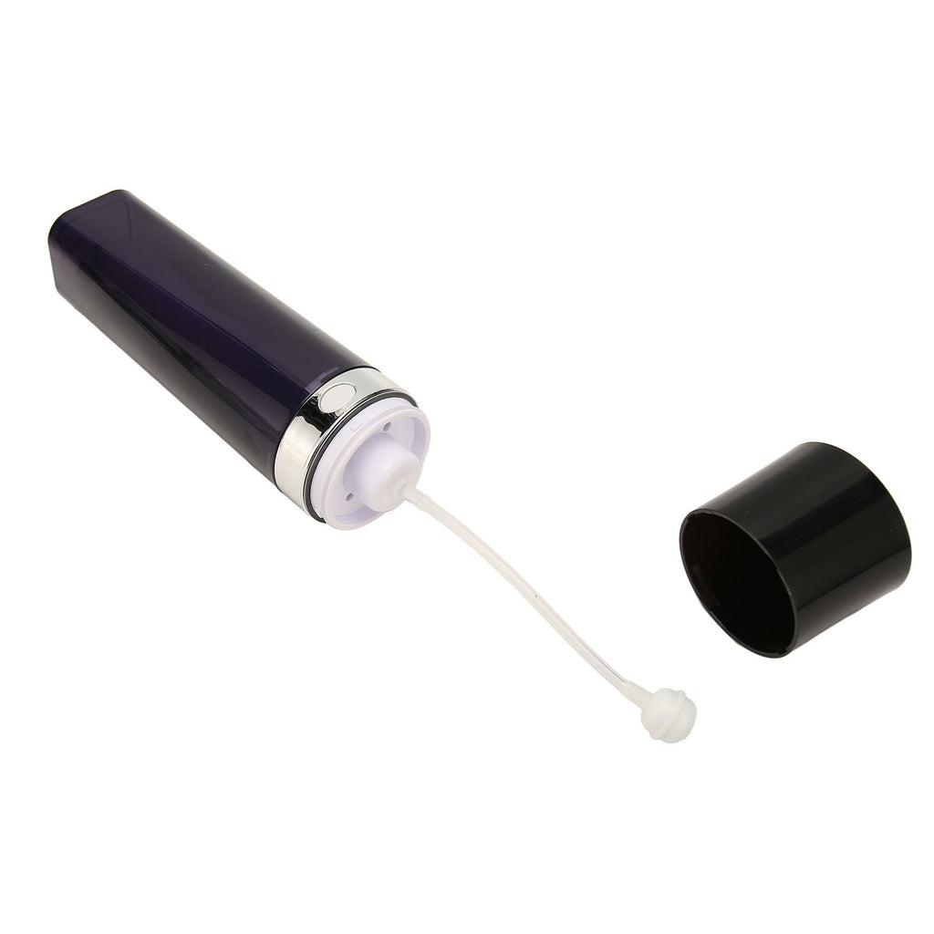 Automatic Electric Enema Bulb Silicone ABS USB Rechargeable Leakage Proof Portable Anal Douche Bulb Kit for Men Women Colon Cleansing Purple