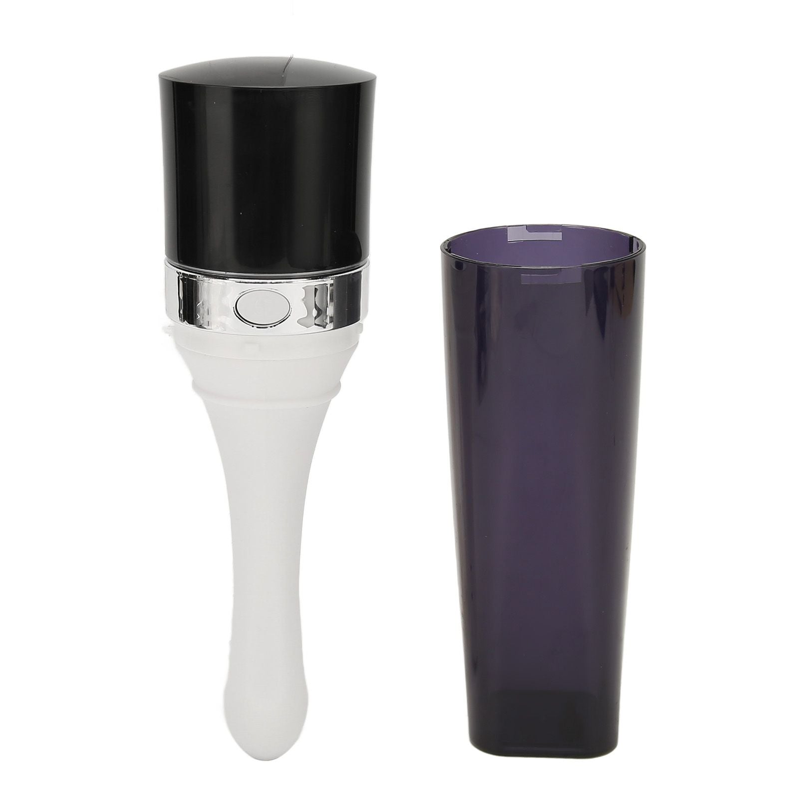 Automatic Electric Enema Bulb Silicone ABS USB Rechargeable Leakage Proof Portable Anal Douche Bulb Kit for Men Women Colon Cleansing Purple