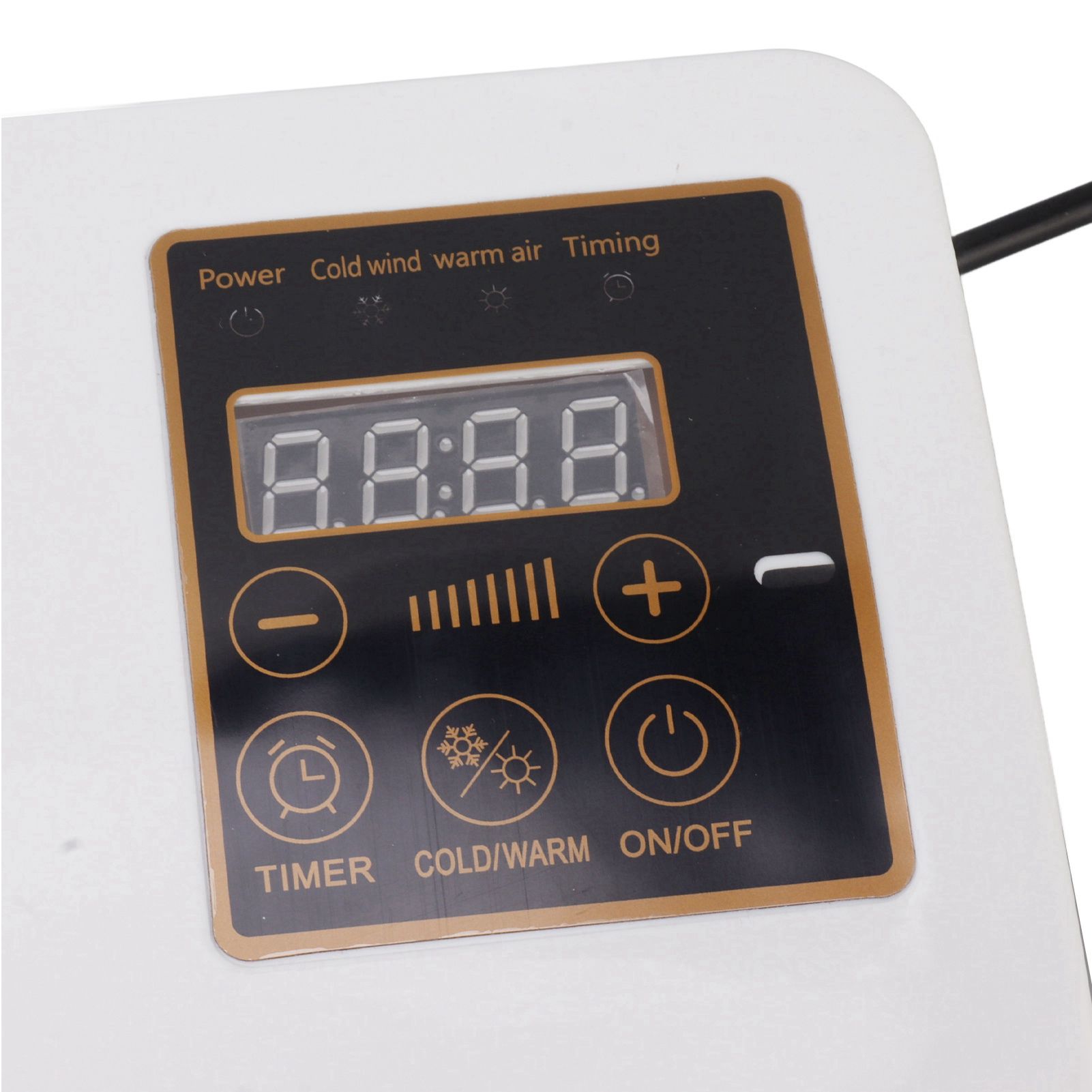 1800W Wall Mounted Air Conditioner Heater Electric Cooling Heating Machine PTC Heating Element Heater with Remote Control Timer for Bedroom Bathroom 220V English Version
