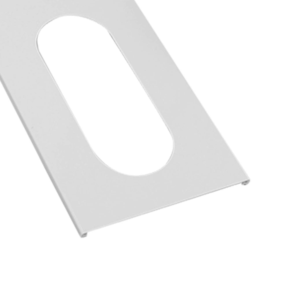 Air Conditioner Window Vent Kit PVC Easy Installation Seamless Universal Adjustable Air Conditioner Window Accessory 4 Plates for 140cm Window