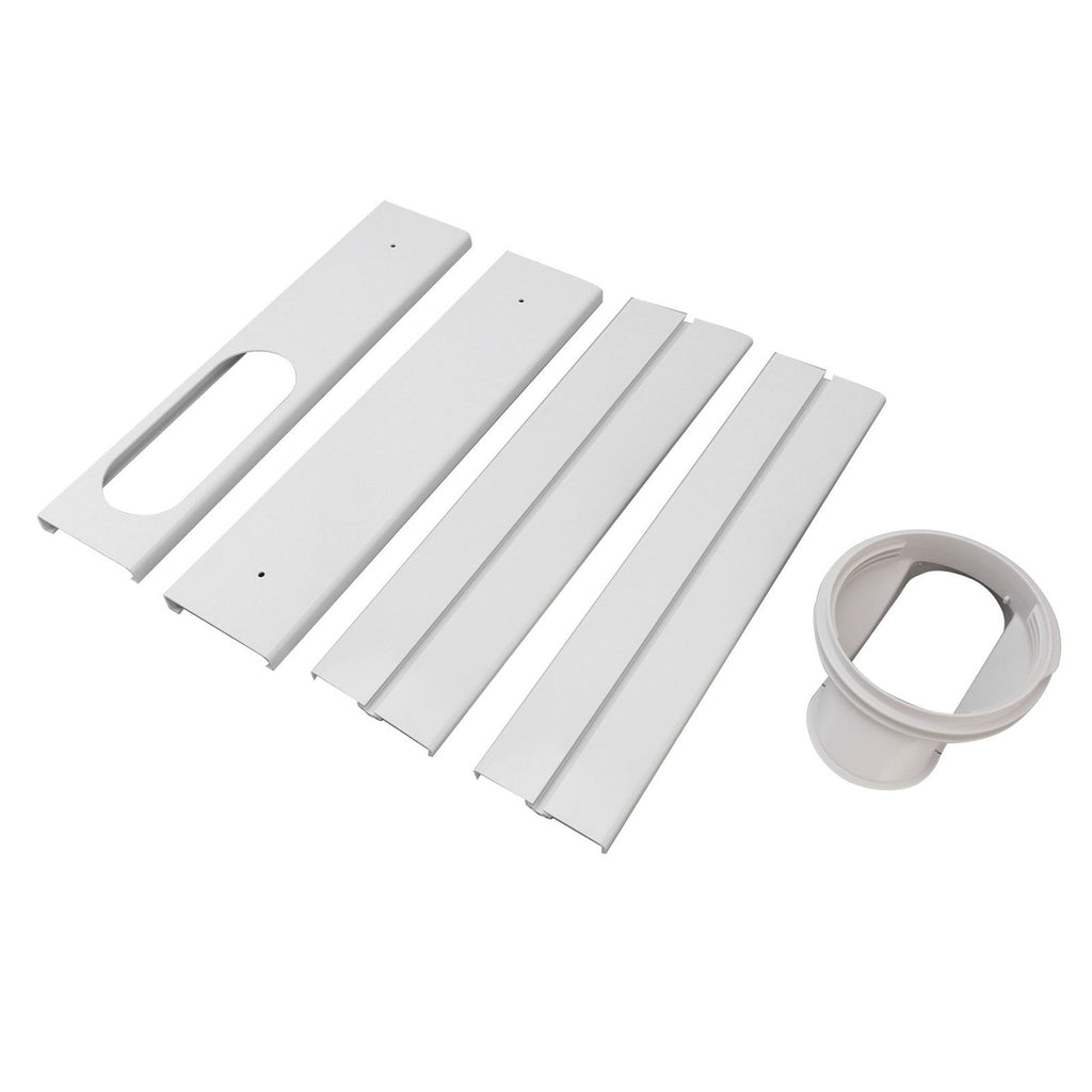 Portable AC Window Vent Kit Air Conditioner Window Kit Adjustable PVC Window Seal Kit Panels for Horizontal Vertical Window