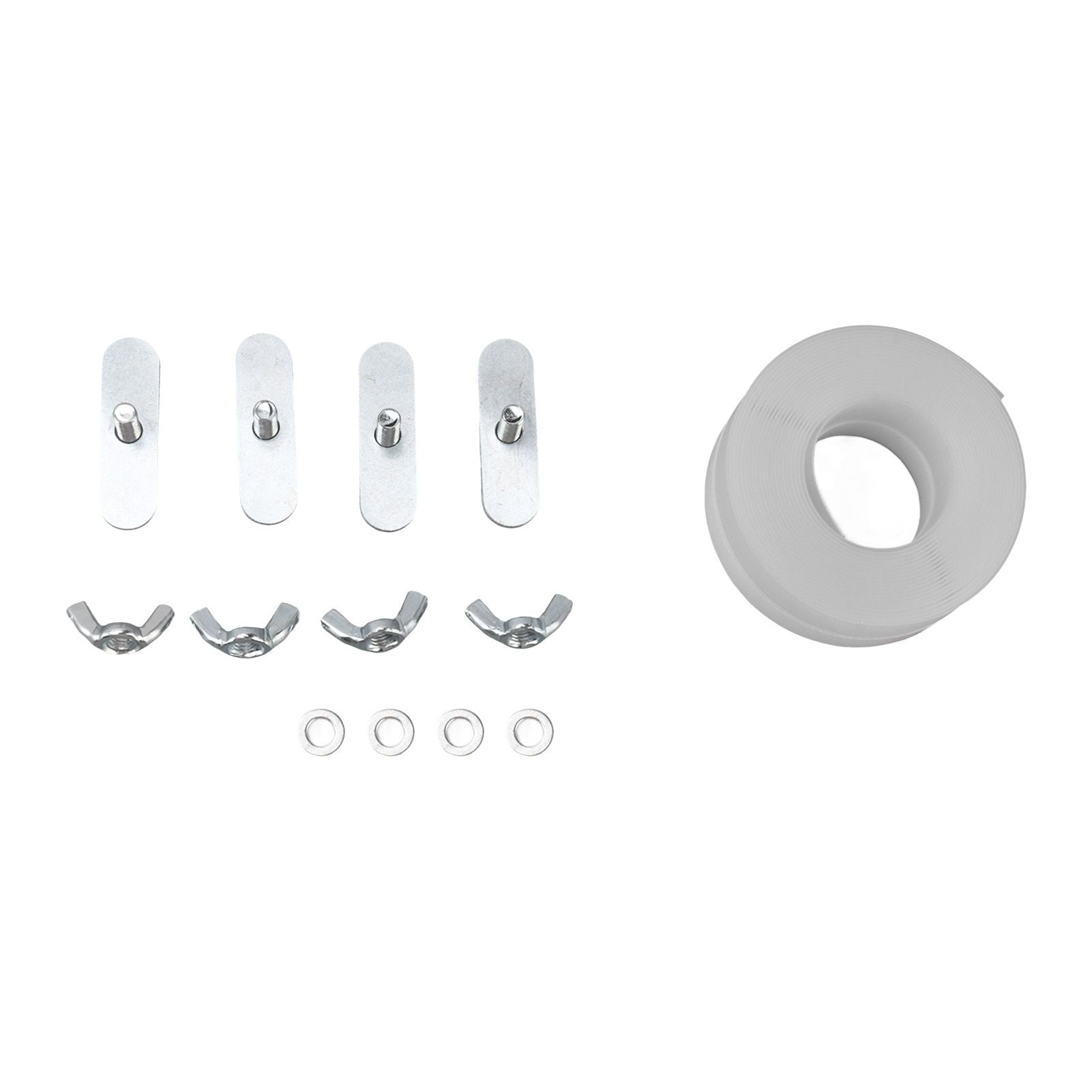 Portable AC Window Vent Kit Air Conditioner Window Kit Adjustable PVC Window Seal Kit Panels for Horizontal Vertical Window