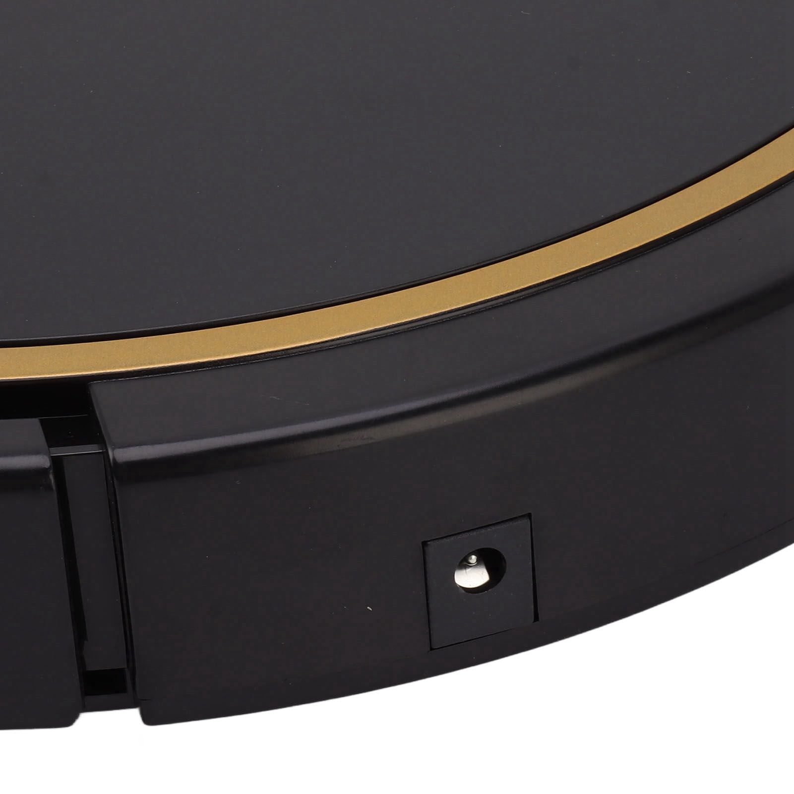 Ultra Thin Fully Automatic Robot Vacuum Cleaner Smart Robotic Vacuum Cleaner for Dust Hair Fluff Black Without Water Tank 32x32cm