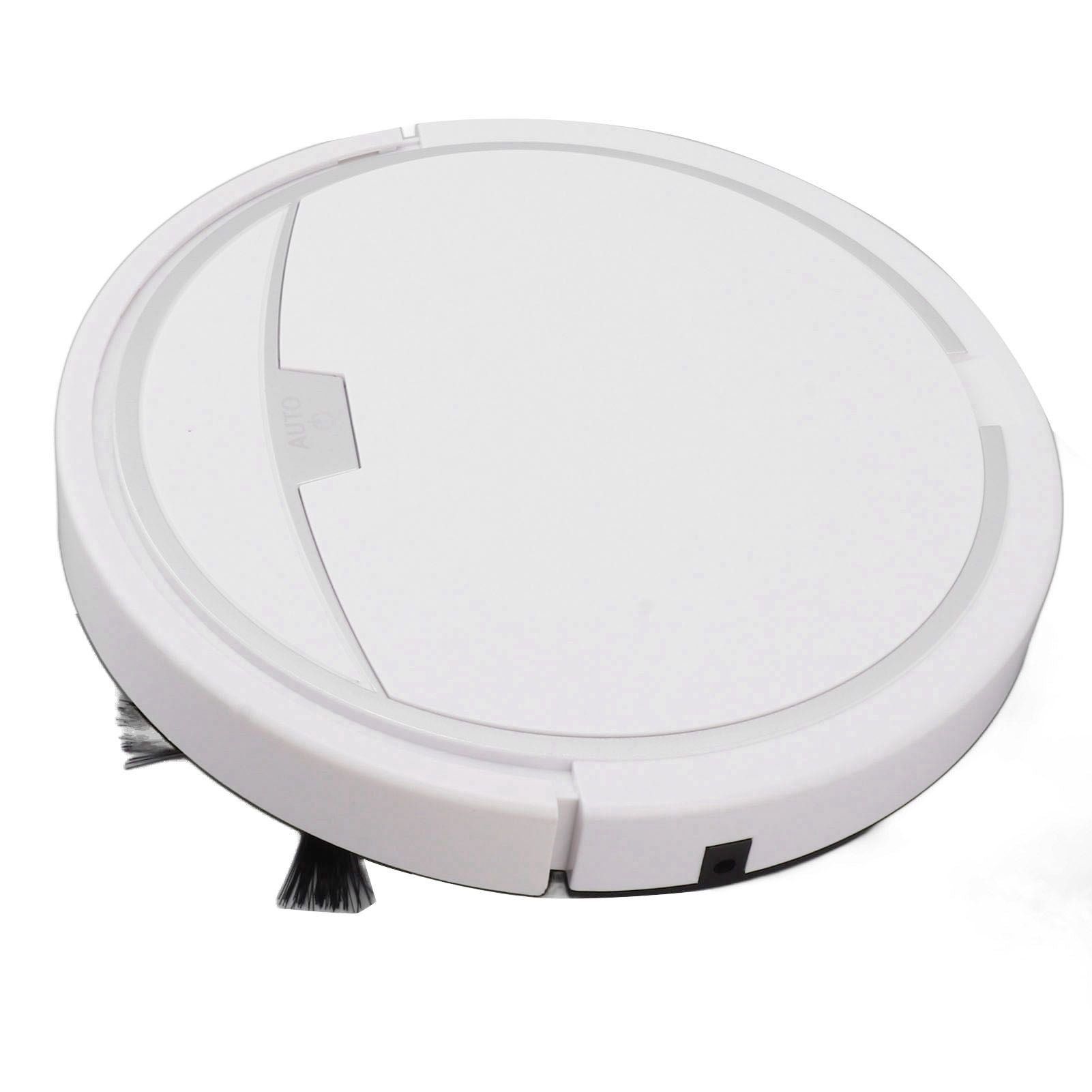 Ultra Thin Fully Automatic Robot Vacuum Cleaner Smart Robotic Vacuum Cleaner for Dust Hair Fluff White Without Water Tank 32x32cm