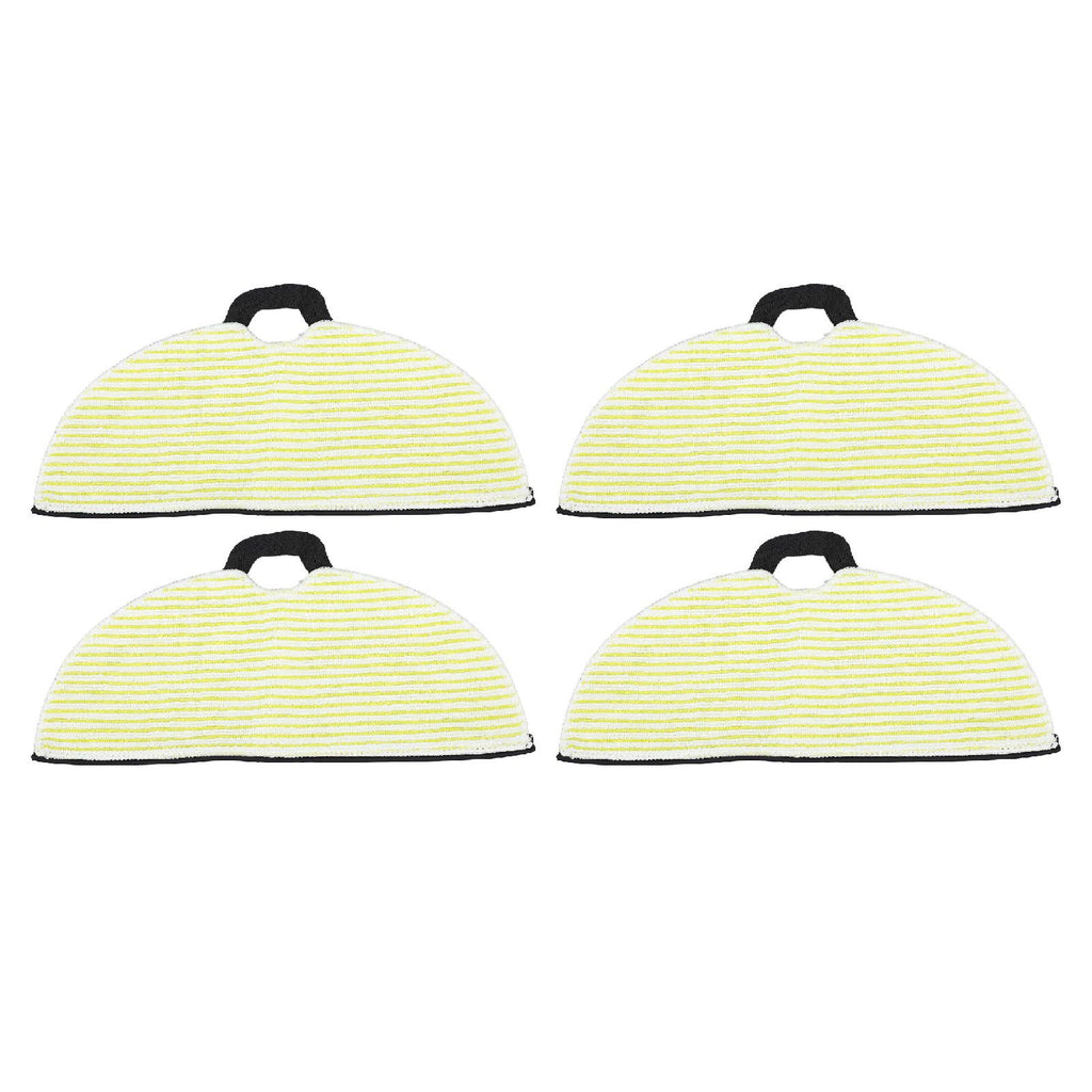 4 Pcs Vacuum Mop Replacement Pads Fiber Reusable Washable Super Absorbent Robot Vacuum Mop for Shark RV2001WD RV2002WD
