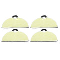 4 Pcs Vacuum Mop Replacement Pads Fiber Reusable Washable Super Absorbent Robot Vacuum Mop for Shark RV2001WD RV2002WD