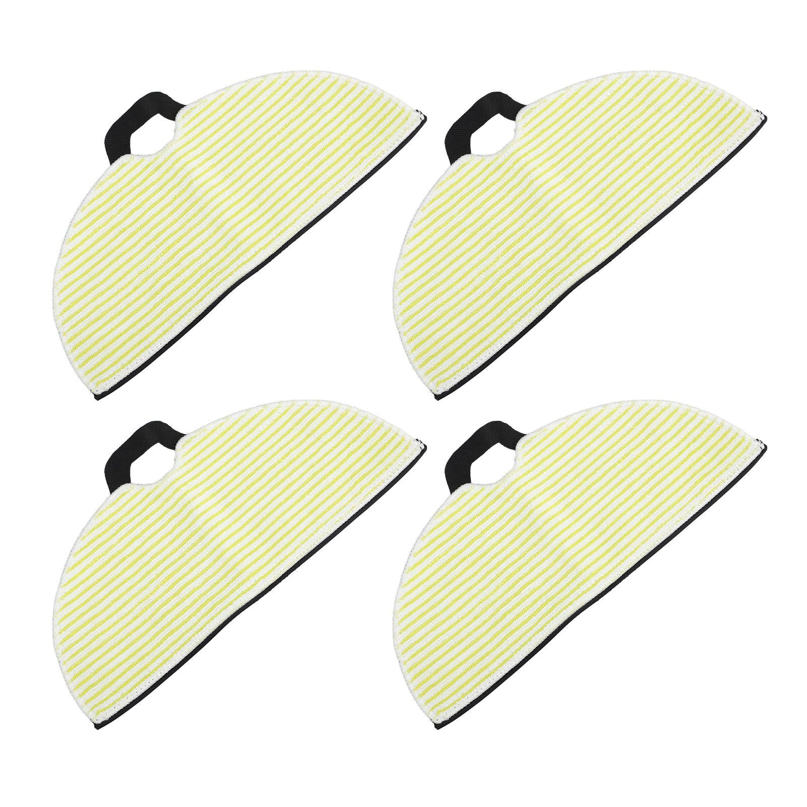 4 Pcs Vacuum Mop Replacement Pads Fiber Reusable Washable Super Absorbent Robot Vacuum Mop for Shark RV2001WD RV2002WD