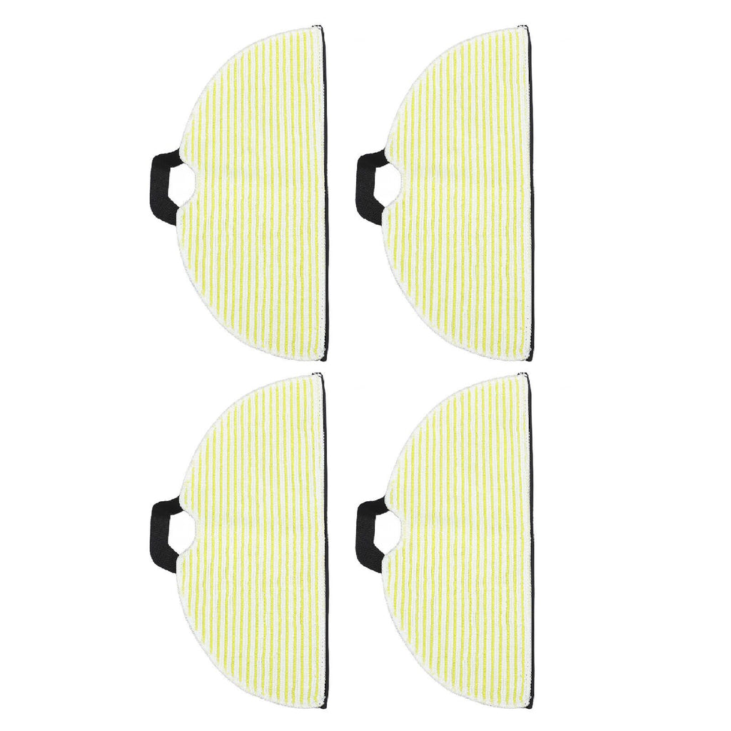 4 Pcs Vacuum Mop Replacement Pads Fiber Reusable Washable Super Absorbent Robot Vacuum Mop for Shark RV2001WD RV2002WD