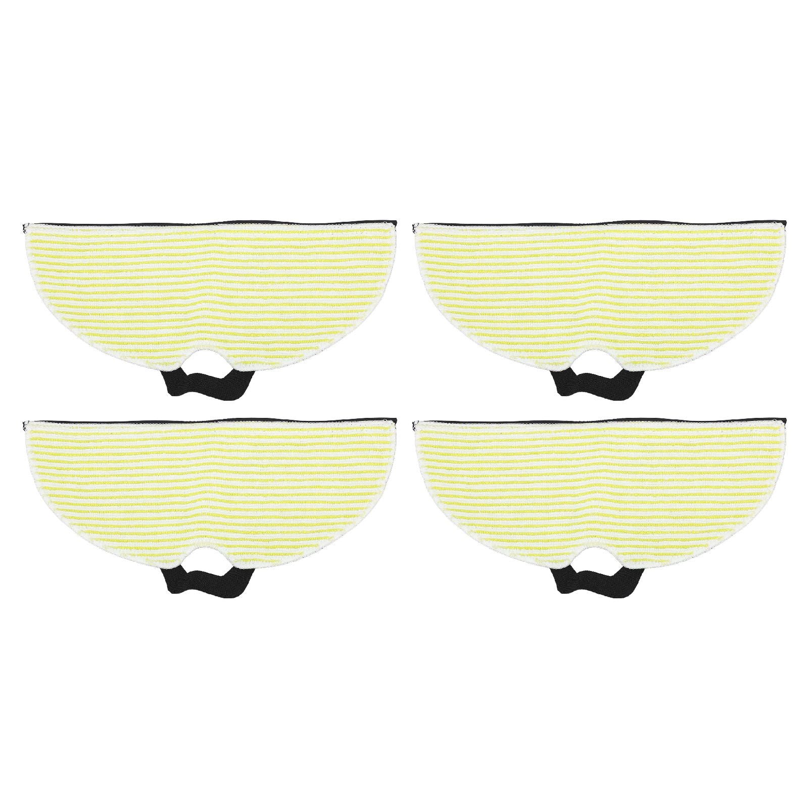 4 Pcs Vacuum Mop Replacement Pads Fiber Reusable Washable Super Absorbent Robot Vacuum Mop for Shark RV2001WD RV2002WD