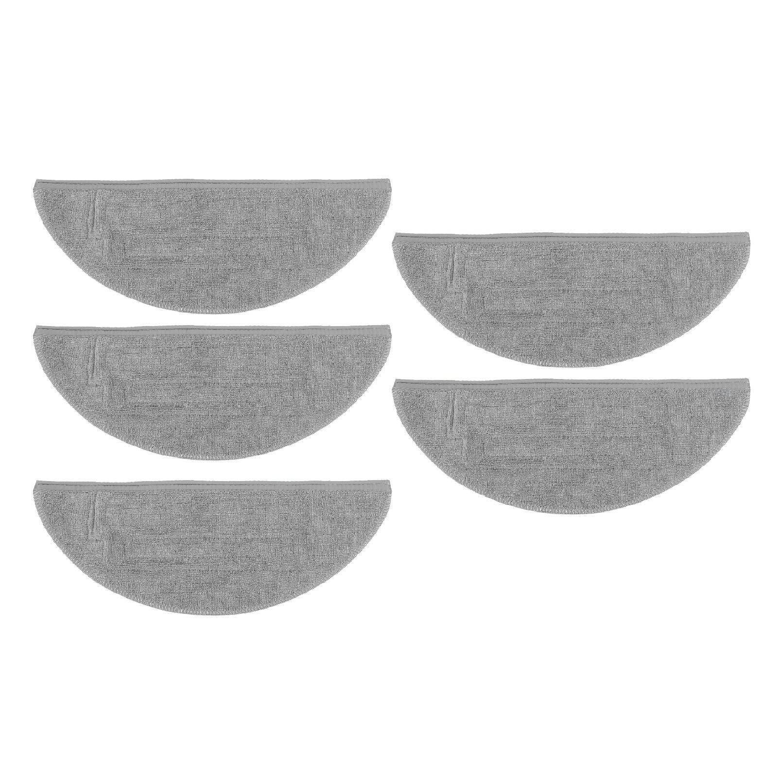 5Pcs Replacement Mop Pads Microfiber Mopping Cloth for Roborock S8 Pro Ultra Robot Vacuum Accessories
