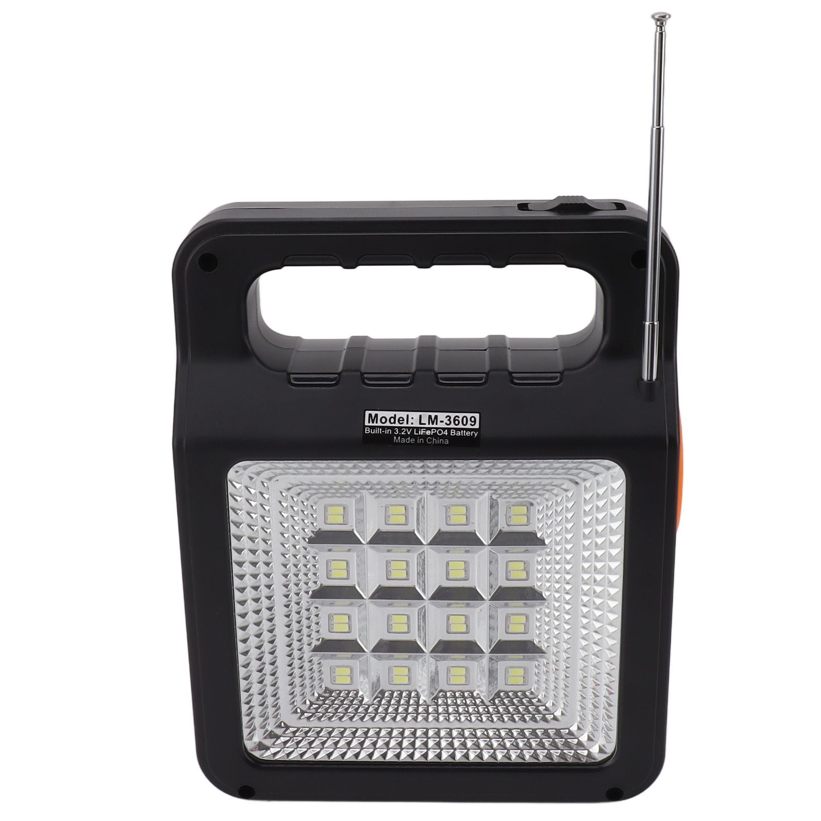 Solar Power Bank 6000mAh Bright Headlight Panel Light 3 Bulbs Portable Handle Solar Generator for Camping Travel