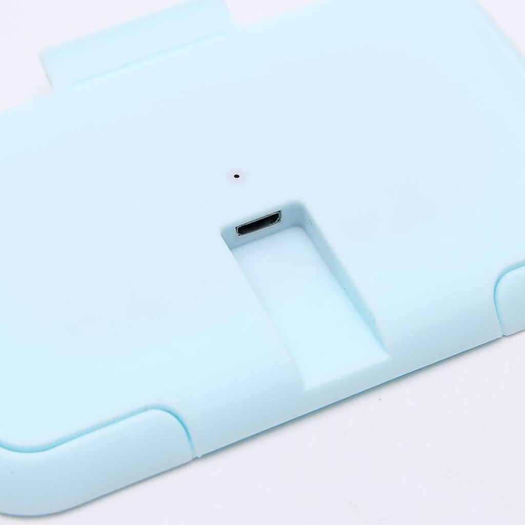USB Wet Wipe Heater Constant Temperature Portable Baby Wipes Warmer for Household Car Outdoor Blue
