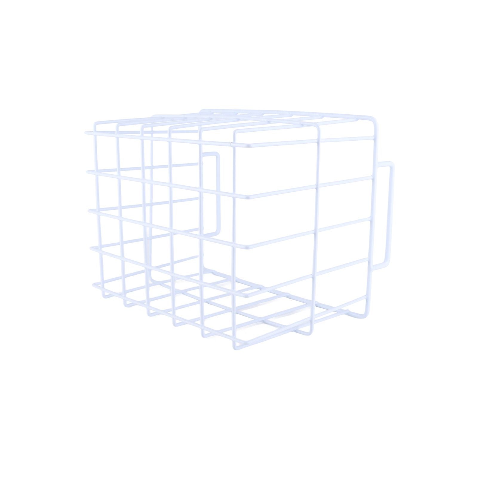 Fridge Freezer Basket Multipurpose Large Capacity Metal Wire Storage Basket for Refrigerator Bathroom Kitchen 200mm/7.87in