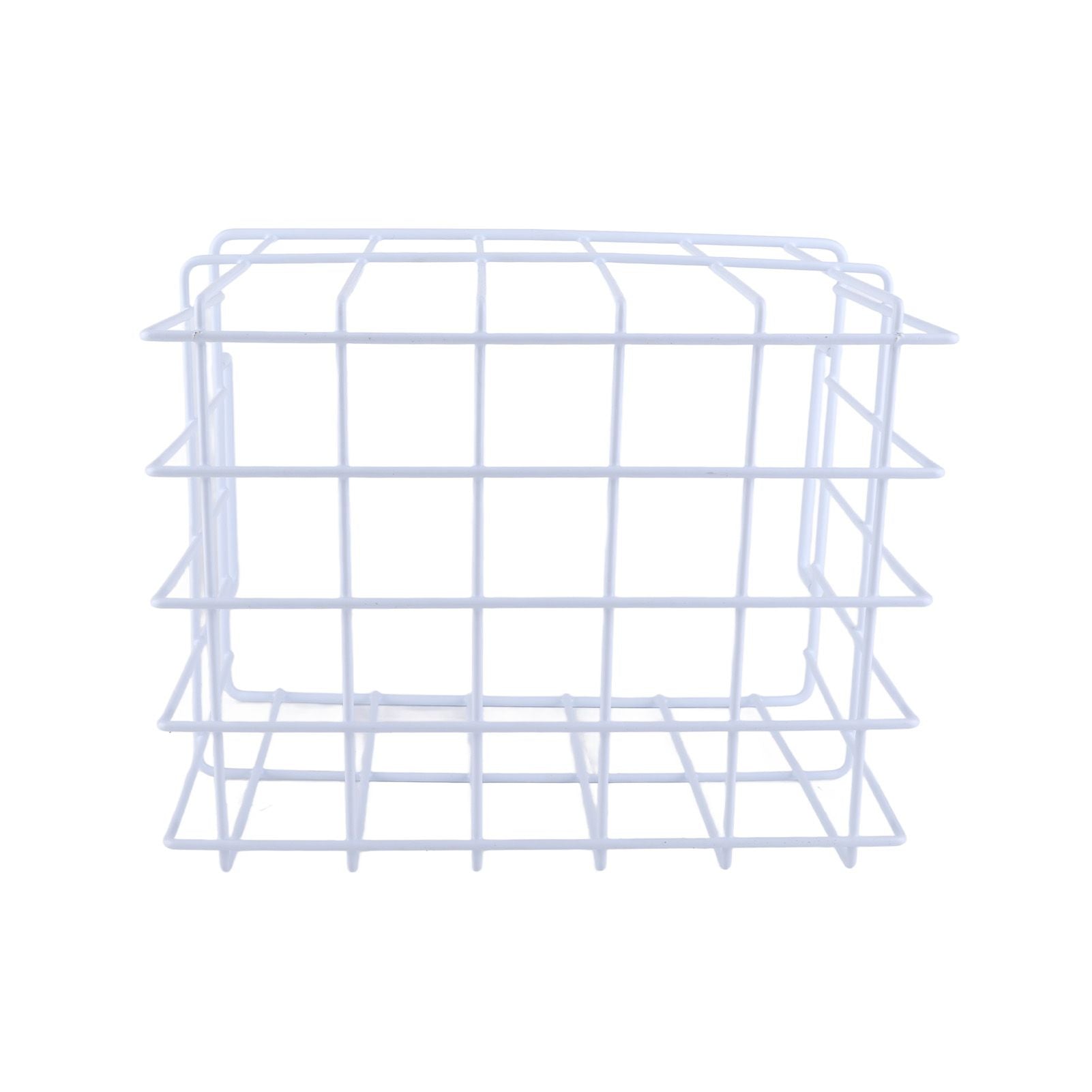 Fridge Freezer Basket Multipurpose Large Capacity Metal Wire Storage Basket for Refrigerator Bathroom Kitchen 200mm/7.87in