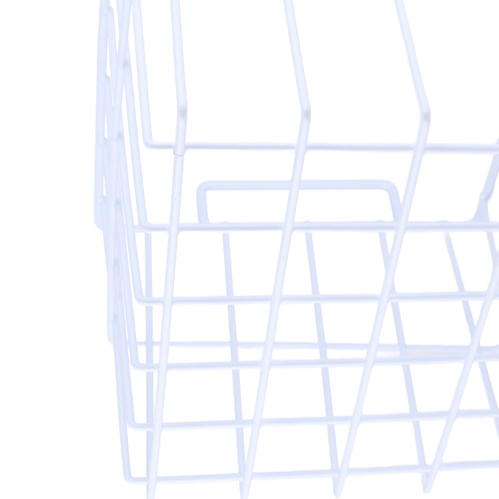 Fridge Freezer Basket Multipurpose Large Capacity Metal Wire Storage Basket for Refrigerator Bathroom Kitchen 200mm/7.87in