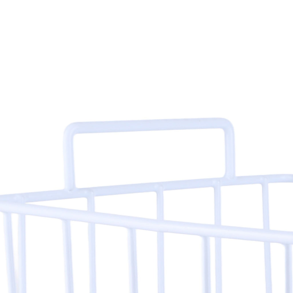 Fridge Freezer Basket Multipurpose Large Capacity Metal Wire Storage Basket for Refrigerator Bathroom Kitchen 200mm/7.87in