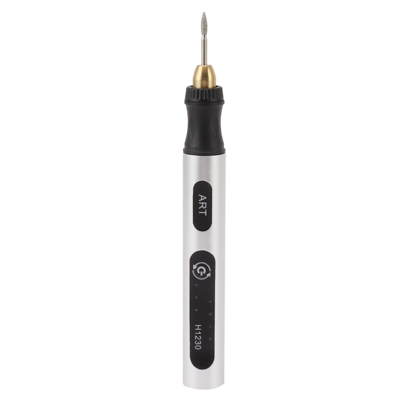 Portable Electric Engraving Tool Cordless Rotary Tool Non Slip Silver USB 4.2V 300mAh Engraving Pen for Metal Glass Wood