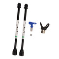 2PCS Spray Extension Rod G7/8 14 Stainless Steel Sprayer Tip Extension Pole Replacement for Home Black