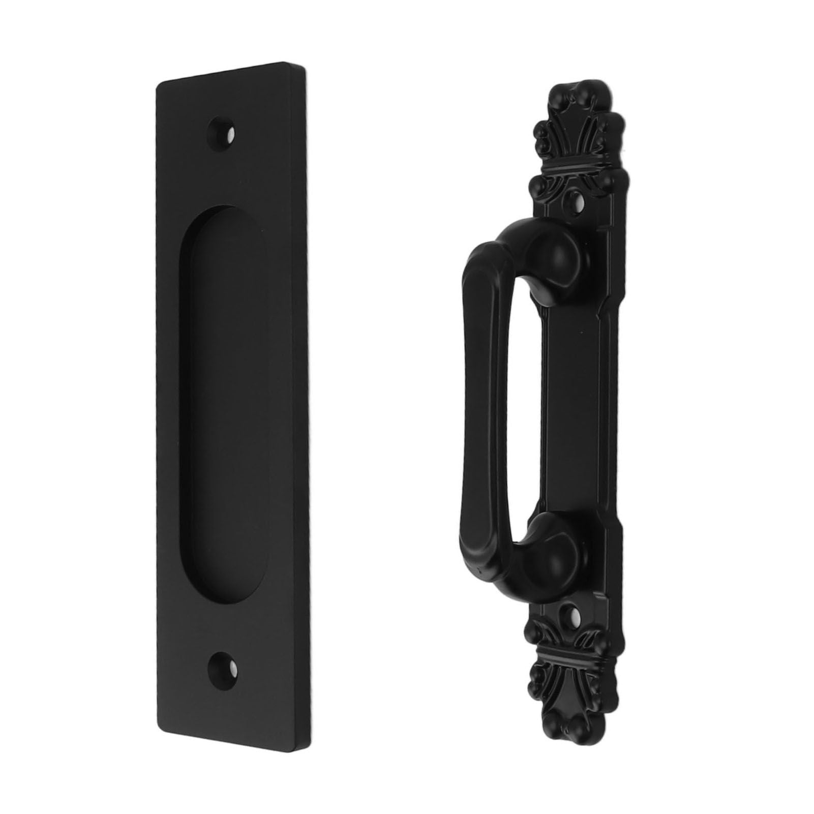 Sliding Barn Door Handles and Pulls Double Sided Hardware Set Easy To Install Aluminum Alloy Barn Door Hardware for Barns
