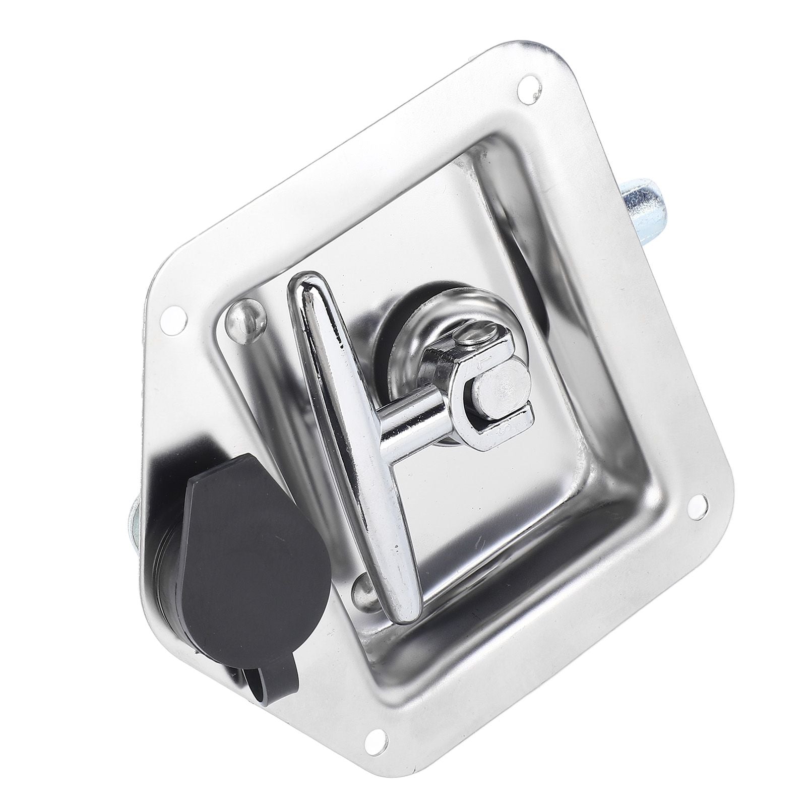 Stainless Steel Folding T Shape Handle Lock T Handle Latch for Truck Trailer Engineering Vehicles