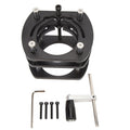 Trimming Machine Router Lift Table Base Aluminum Alloy Router Lift System with 4 Jaw Clamping Black