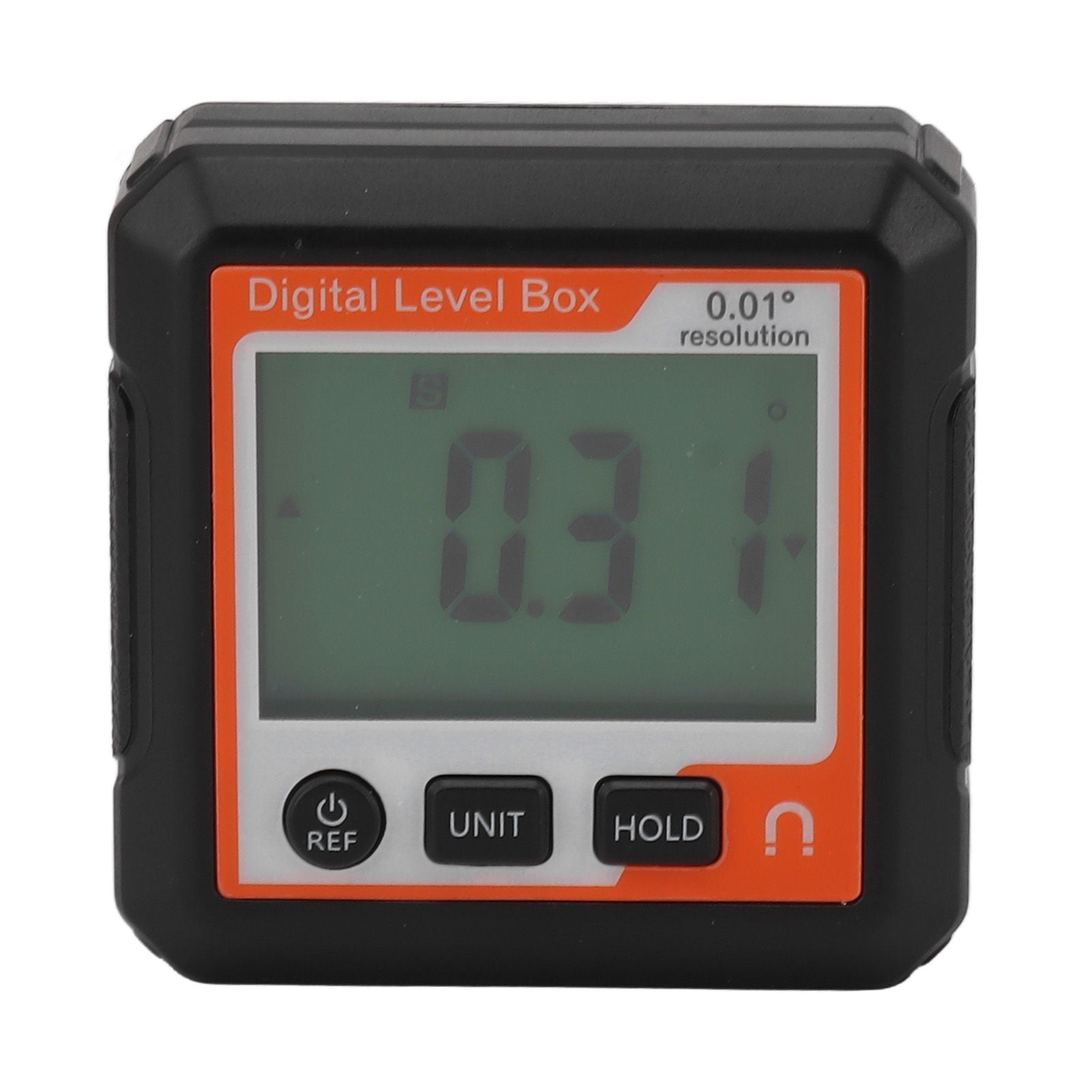 Digital Level Box Magnetic Data Lock Angle Slope Conversion Protractor Angle Finder Gauge for Carpentry Building Masonry Bevel Red White