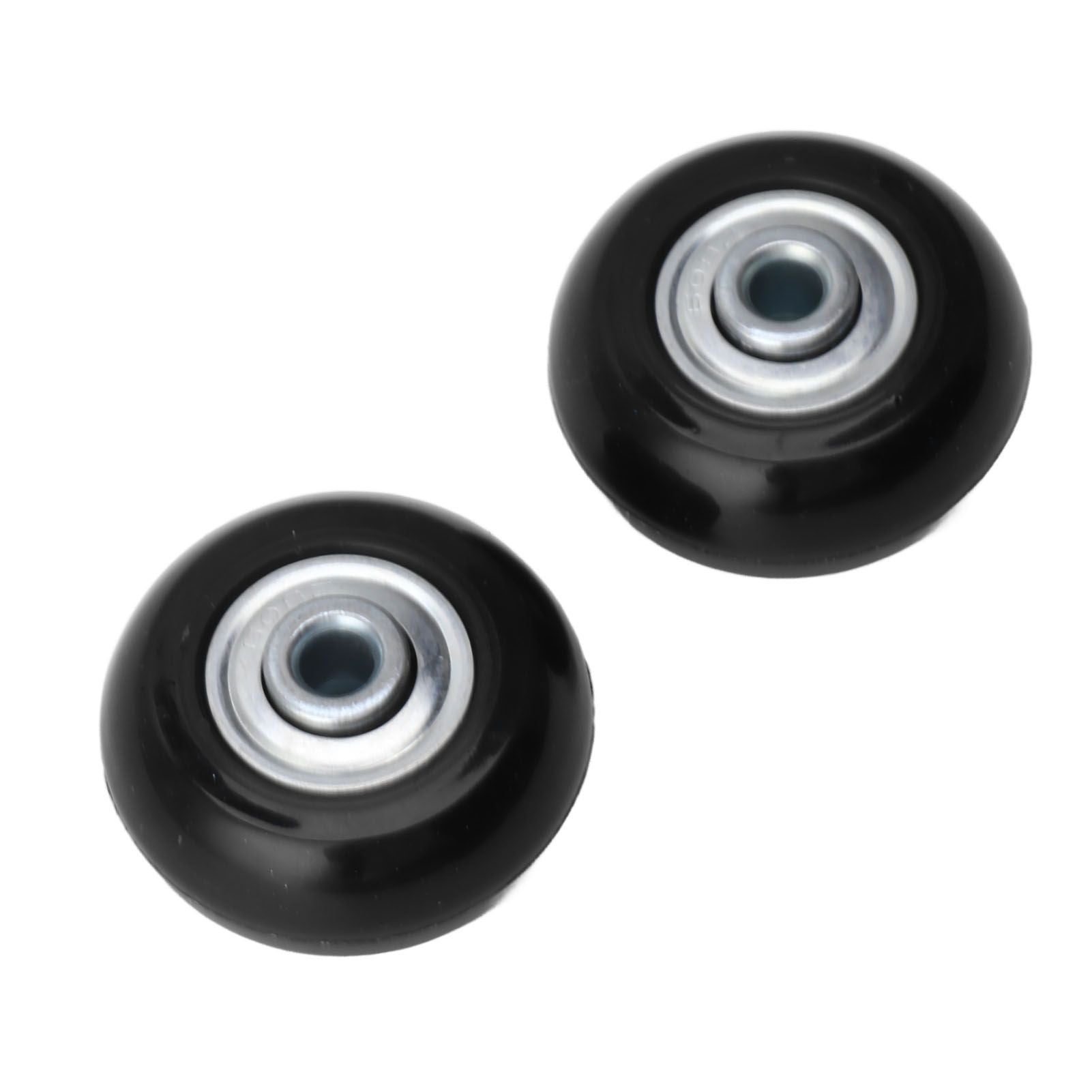 2pcs Suitcase Caster Wheels Replacement Mute Rubber Swivel Caster Wheels Bearings Repair Kits 40mm X 18mm