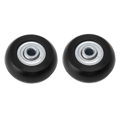 2pcs Suitcase Caster Wheels Replacement Mute Rubber Swivel Caster Wheels Bearings Repair Kits 43mm X 18mm