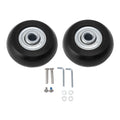 2pcs Suitcase Caster Wheels Replacement Mute Rubber Swivel Caster Wheels Bearings Repair Kits 50mm X 18mm