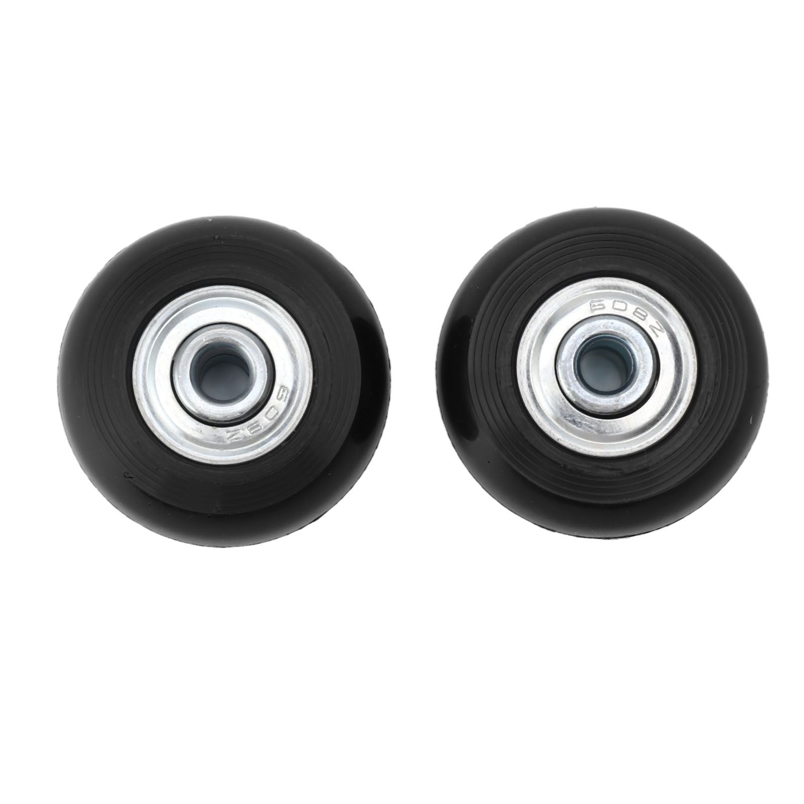 2pcs Suitcase Caster Wheels Replacement Mute Rubber Swivel Caster Wheels Bearings Repair Kits 50mm X 18mm