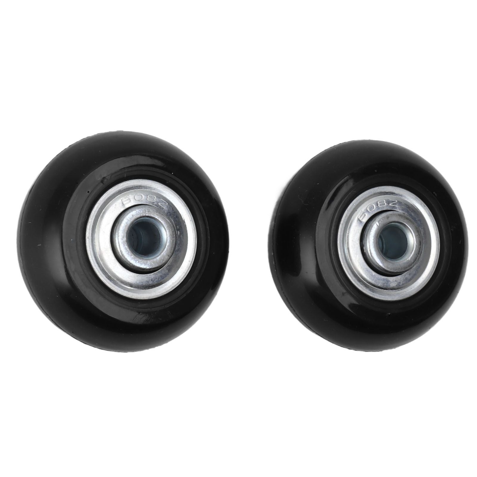 2pcs Suitcase Caster Wheels Replacement Mute Rubber Swivel Caster Wheels Bearings Repair Kits 50mm X 18mm