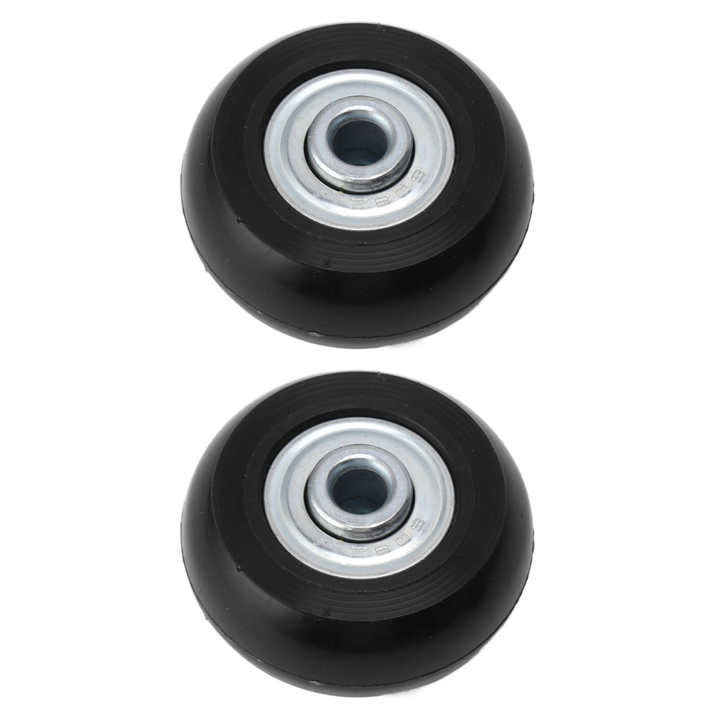 Luggage Wheel Replacement Kit Silent Operation Dual Bearing Swivel Caster Wheels Bearings Repair for Trolley Case Suitcase 54x18mm/2.1x0.7in