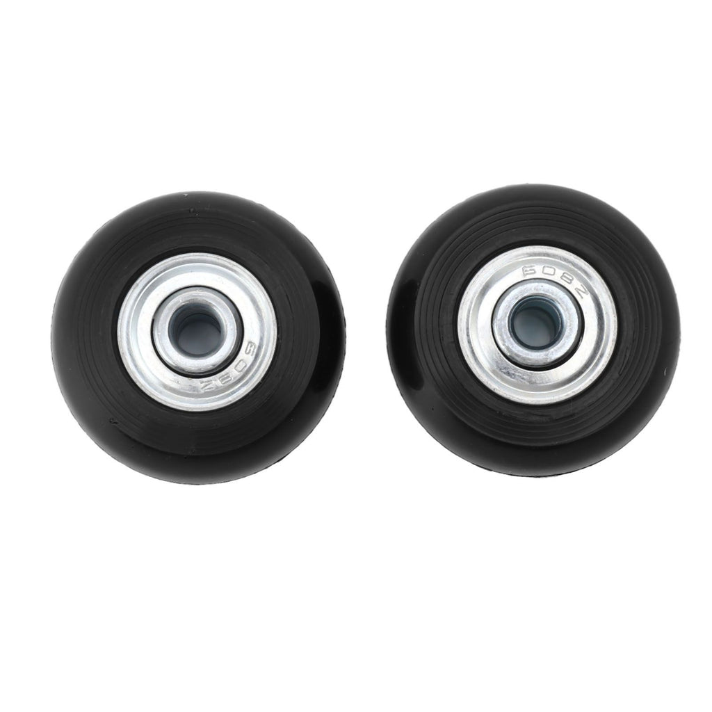 Luggage Wheel Replacement Kit Silent Operation Dual Bearing Swivel Caster Wheels Bearings Repair for Trolley Case Suitcase 54x18mm/2.1x0.7in