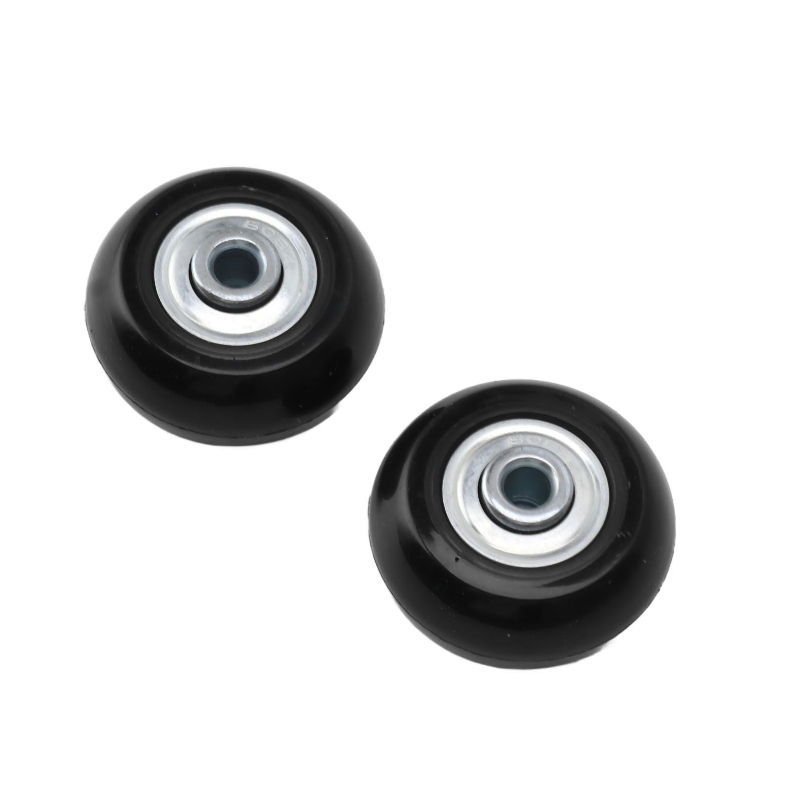 Luggage Wheel Replacement Kit Silent Operation Dual Bearing Swivel Caster Wheels Bearings Repair for Trolley Case Suitcase 54x18mm/2.1x0.7in