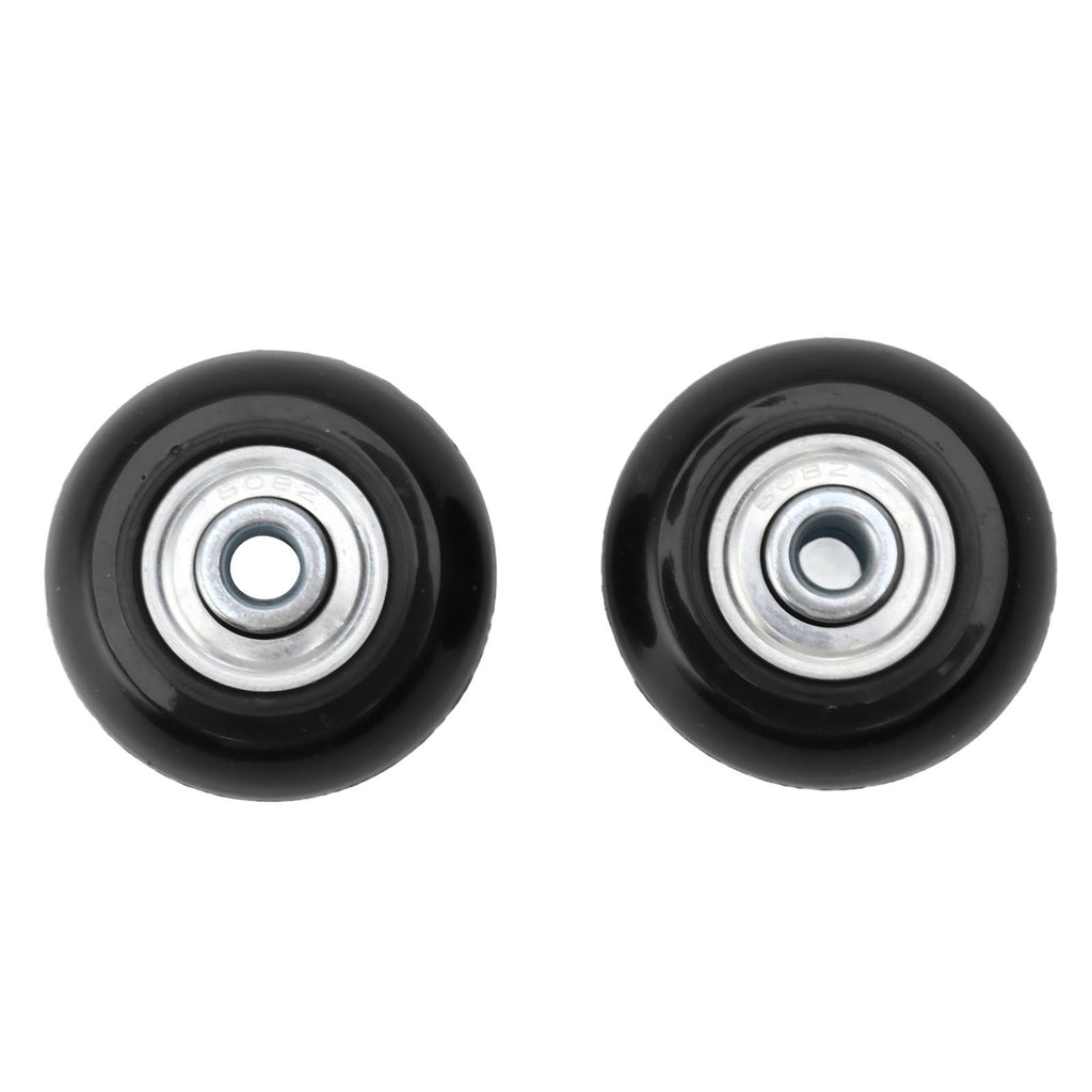 Luggage Wheel Replacement Kit Silent Operation Dual Bearing Swivel Caster Wheels Bearings Repair for Trolley Case Suitcase 54x18mm/2.1x0.7in
