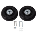 Luggage Wheel Replacement Kit Silent Operation Dual Bearing Swivel Caster Wheels Bearings Repair for Trolley Case Suitcase 60x18mm/2.4x0.7in