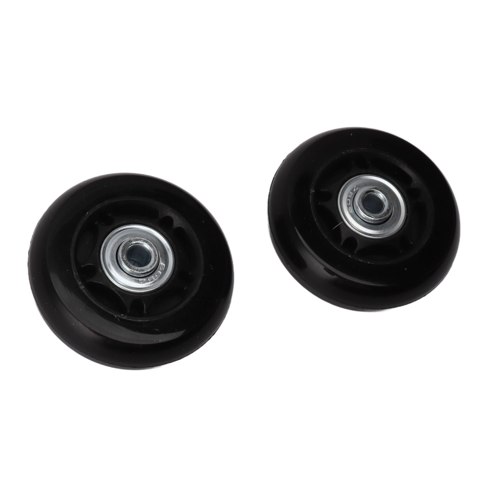 Luggage Wheel Replacement Kit Silent Operation Dual Bearing Swivel Caster Wheels Bearings Repair for Trolley Case Suitcase 60x18mm/2.4x0.7in