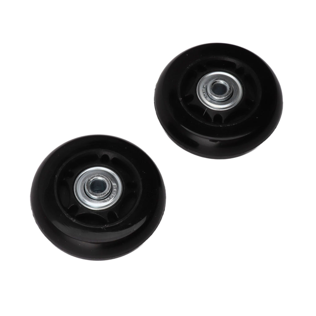 Luggage Wheel Replacement Kit Silent Operation Dual Bearing Swivel Caster Wheels Bearings Repair for Trolley Case Suitcase 60x18mm/2.4x0.7in