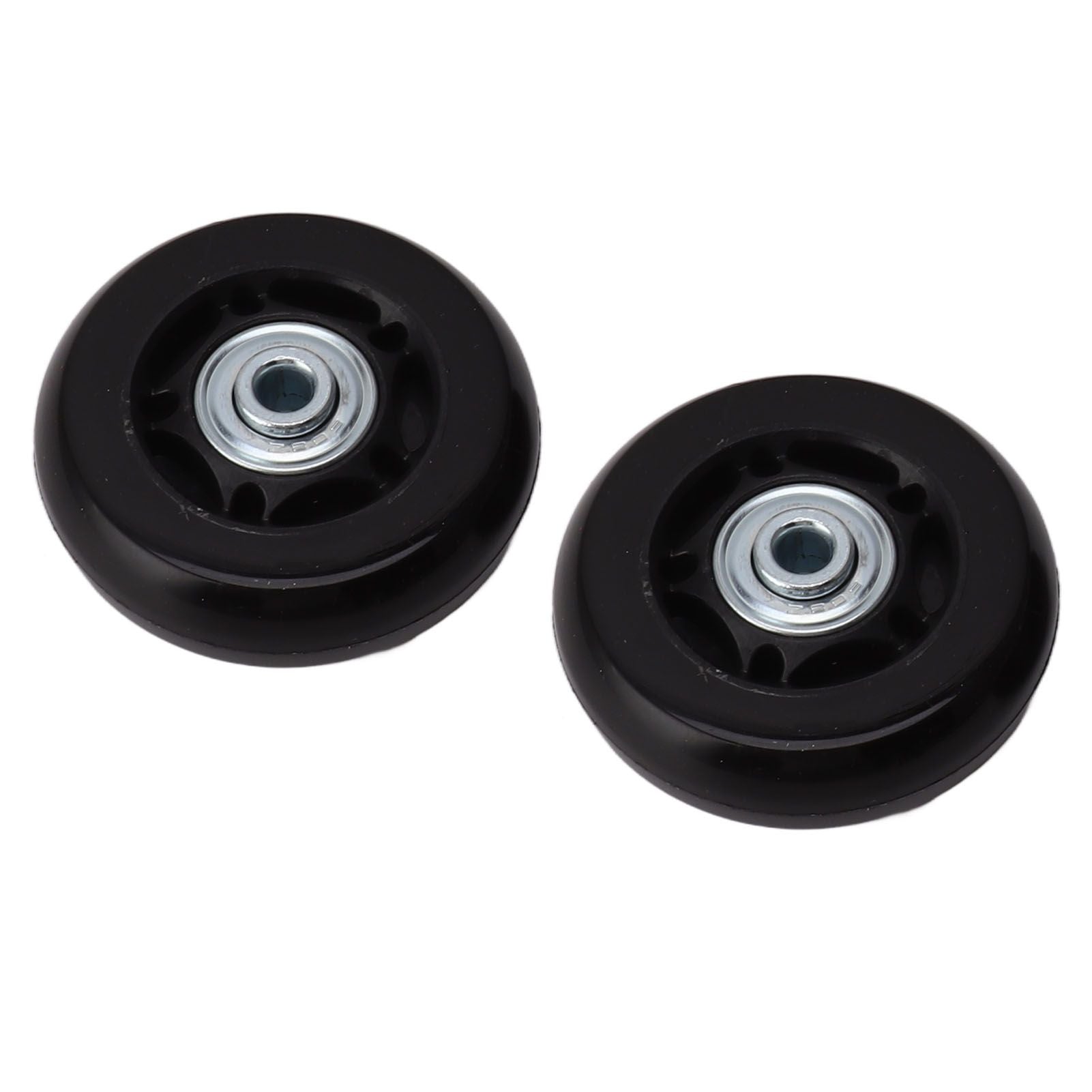 Luggage Wheel Replacement Kit Silent Operation Dual Bearing Swivel Caster Wheels Bearings Repair for Trolley Case Suitcase 60x24mm/2.4x0.9in