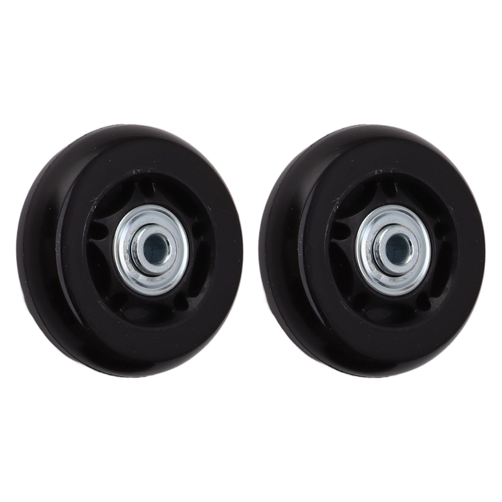Luggage Wheel Replacement Kit Silent Operation Dual Bearing Swivel Caster Wheels Bearings Repair for Trolley Case Suitcase 60x24mm/2.4x0.9in